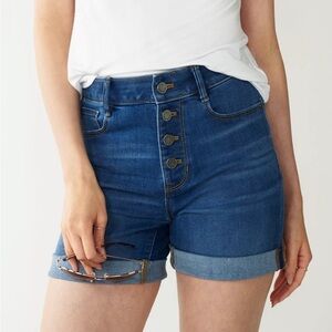 Nine West Denim High-Waisted Women Shorts